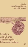 Charters and charter scholarship in Britain and Ireland /