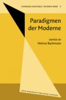 Paradigmen der Moderne /