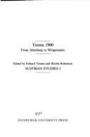 Vienna 1900 : from Altenberg to Wittgenstein /