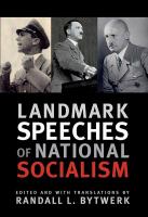 Landmark speeches of National Socialism /