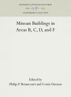 Minoan buildings in areas B, C, D, and F /