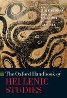 The Oxford handbook of Hellenic studies /