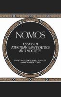 Nomos : essays in Athenian law, politics, and society /