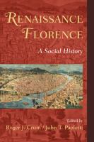 Renaissance Florence : a social history /