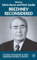 Brezhnev reconsidered /