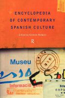 Encyclopedia of contemporary Spanish culture /