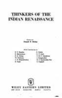 Thinkers of the Indian renaissance /