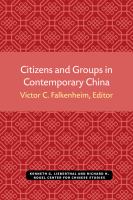 Citizens and groups in contemporary China /
