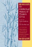 An intellectual history of modern China /