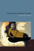 Contemporary Japanese thought /