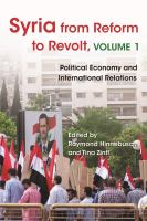 Syria from reform to revolt /