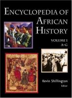 Encyclopedia of African history /