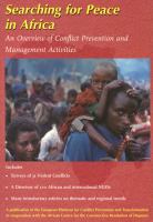 Searching for peace in Africa : an overview of conflict prevention and management activities /