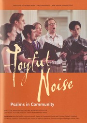 Joyful noise : Psalms in community : Western Christian traditions /