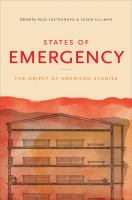 States of emergency : the object of American studies /