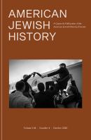 American Jewish history.