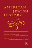 American Jewish history : the colonial and early national periods, 1654-1840 /