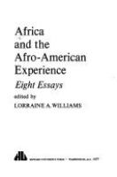 Africa and the Afro-American experience : eight essays /