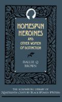 Homespun heroines and other women of distinction /