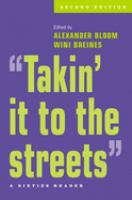 "Takin' it to the streets" : a sixties reader /