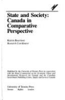 State and society : Canada in comparative perspective /