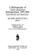 A Bibliography of Latin American bibliographies, 1975-1979 : social sciences and humanities /