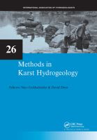 Methods in Karst hydrogeology /