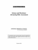 Science and decisions : advancing risk assessment /