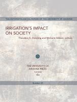 Irrigation's impact on society /