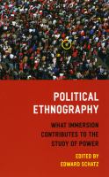 Political ethnography : what immersion contributes to the study of power /