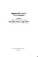 Heritage of conquest : thirty years later /