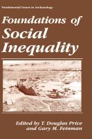 Foundations of social inequality /