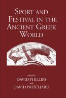 Sport and festival in the ancient Greek world /