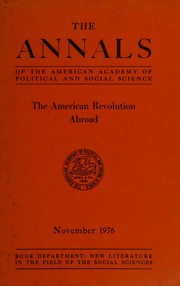 The American Revolution abroad /