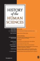 History of the human sciences.