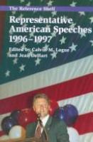 Representative American speeches, 1996-1997 /