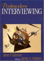Postmodern interviewing /