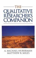 The qualitative researcher's companion /