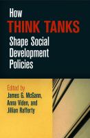 How think tanks shape social development policies /