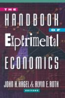 The handbook of experimental economics /