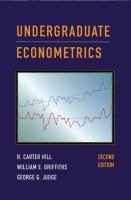 Undergraduate econometrics /