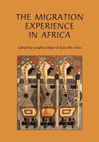 The migration experience in Africa /