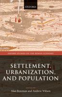 Settlement, urbanization, and population /