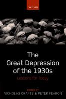 The great depression of the 1930s : lessons for today /