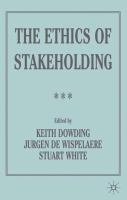 The ethics of stakeholding /