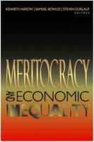 Meritocracy and economic inequality /