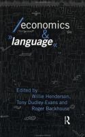 Economics and language /