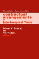 Contractual arrangements for intertemporal trade /