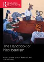 The handbook of neoliberalism /