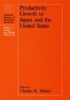 Productivity growth in Japan and the United States /